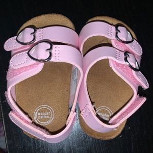 Wonder nation pink baby sandals